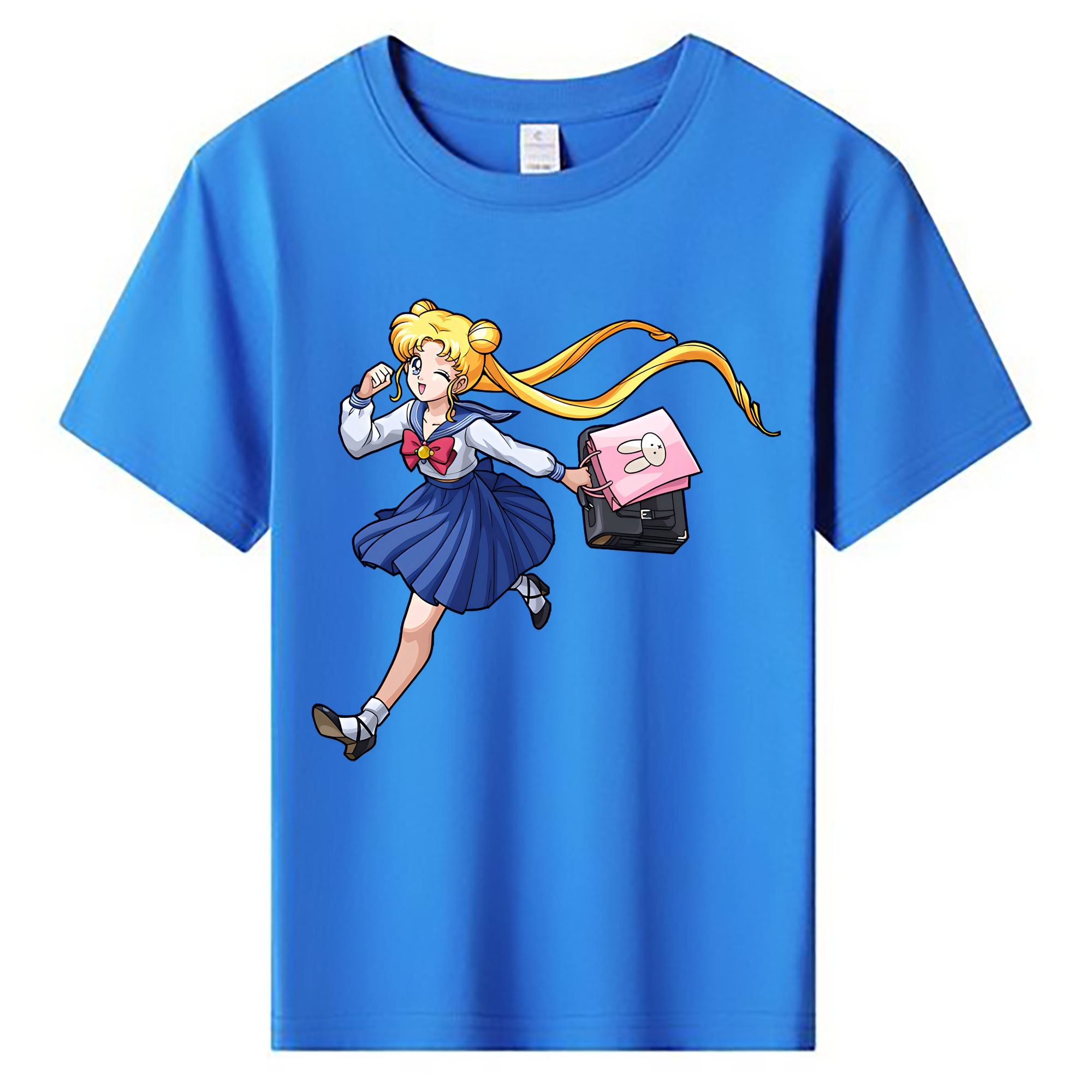 （画像用） 美少女戦士セーラームーン 愛野 美奈子 あいの みなこ Sailor Moon Aino Minako 綿100％キッズTシャツ（フロントプリント）